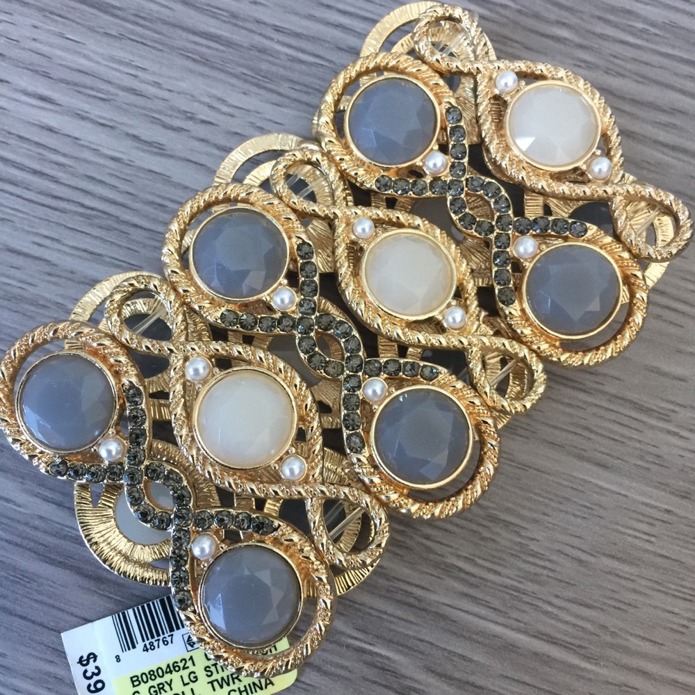 INC Stretchable Wide Bracelet - Picture 3 of 8